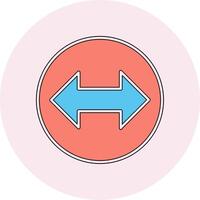 Two Arrows Vecto Icon vector