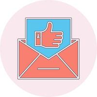 Email Like Vecto Icon vector