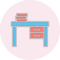 Work Desk Vecto Icon vector