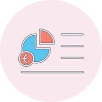 Portion Pie Chart Vecto Icon vector