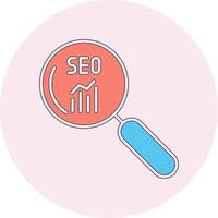Seo Search Vecto Icon vector