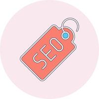 Seo Tag Vecto Icon vector