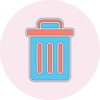 Trash Bin Vecto Icon vector