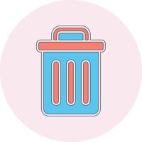 Trash Bin Vecto Icon vector