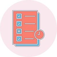 Planner Vecto Icon vector