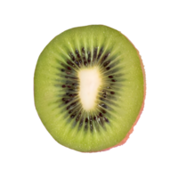 ai generado Fresco kiwi Fruta aislado en transparente antecedentes png