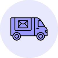 Postal Delivery Vecto Icon vector