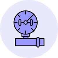 Pressure Gauge Vecto Icon vector