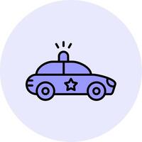 Police Car Vecto Icon vector