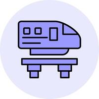 Monorail Vecto Icon vector