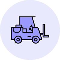 Forklift Vecto Icon vector