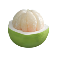 AI generated Fresh pummelo peeled isolated on transparent background png