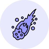 Meteor Vecto Icon vector