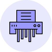 Paper Shredder Vecto Icon vector