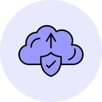 Cloud Upload Vecto Icon vector