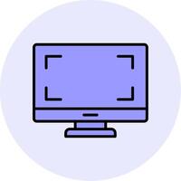 Monitor Vecto Icon vector