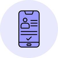 Smartphone Id Vecto Icon vector