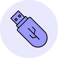 USB vecto icono vector