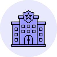 Police Station Vecto Icon vector