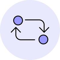 Exchange Vecto Icon vector