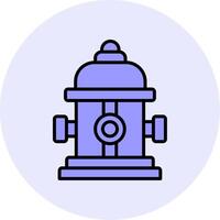 Fire Hydrant Vecto Icon vector