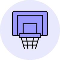 Basketball Hoop Vecto Icon vector