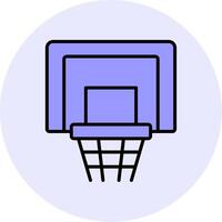 Basketball Hoop Vecto Icon vector