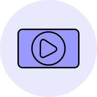 Video Player Vecto Icon vector