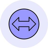 Two Arrows Vecto Icon vector