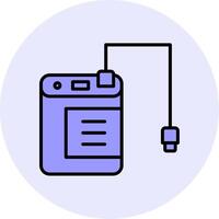 External Hard Drive Vecto Icon vector