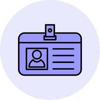 Identification Card Vecto Icon vector