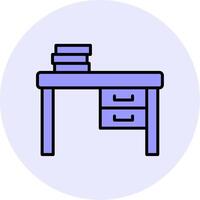 Work Desk Vecto Icon vector