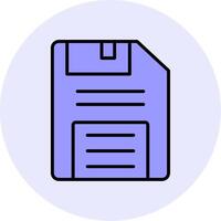 Floppy Disk Vecto Icon vector