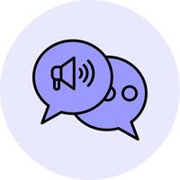 Marketing Conversation Vecto Icon vector