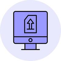 Upload File Vecto Icon vector