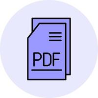 Pdf File Vecto Icon vector