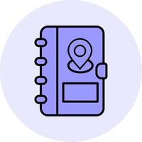 Address Book Vecto Icon vector