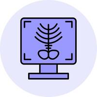 X-ray Bone Vecto Icon vector