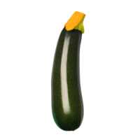 AI generated Fresh zucchini isolated on transparent background png