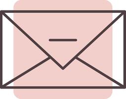 Email Line  Shape Colors Icon vector
