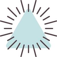 Fireworks Line  Shape Colors Icon vector