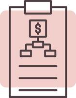 Planing Line  Shape Colors Icon vector