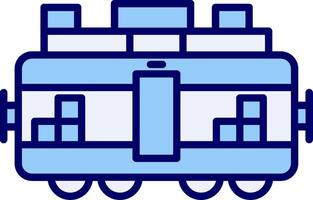 tren carga vecto icono vector