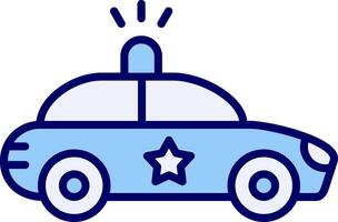 Police Car Vecto Icon vector