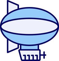 dirigible vecto icono vector