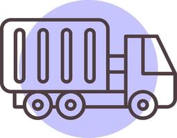 Container Line  Shape Colors Icon vector