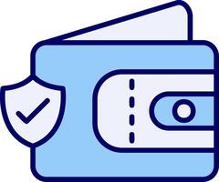 Wallet Secure Vecto Icon vector