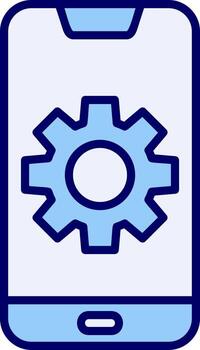 Mobile Setting Vecto Icon vector