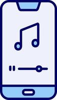 Mobile Music Player Vecto Icon vector