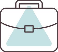 Brief Line  Shape Colors Icon vector